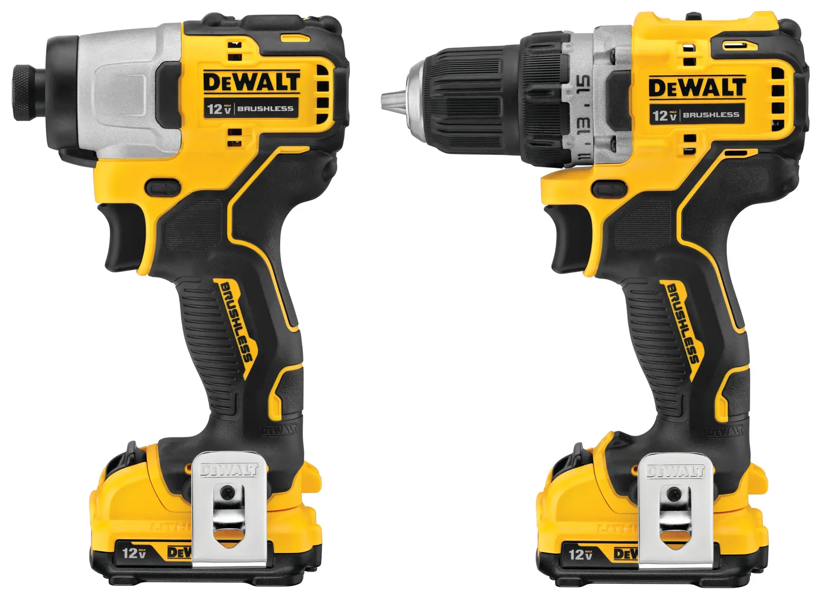 DEWALT® XTREME™ 12V MAX* Brushless Cordless Drill and Impact Driver Combo Kit