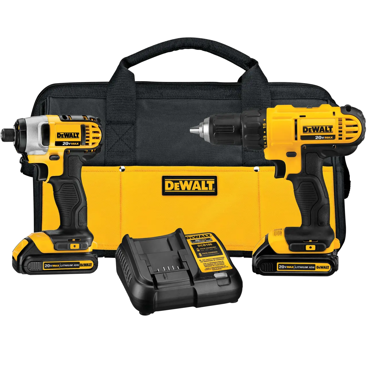 20V MAX 1.3 Ah Drill Driver/Impact Driver Combo Kit