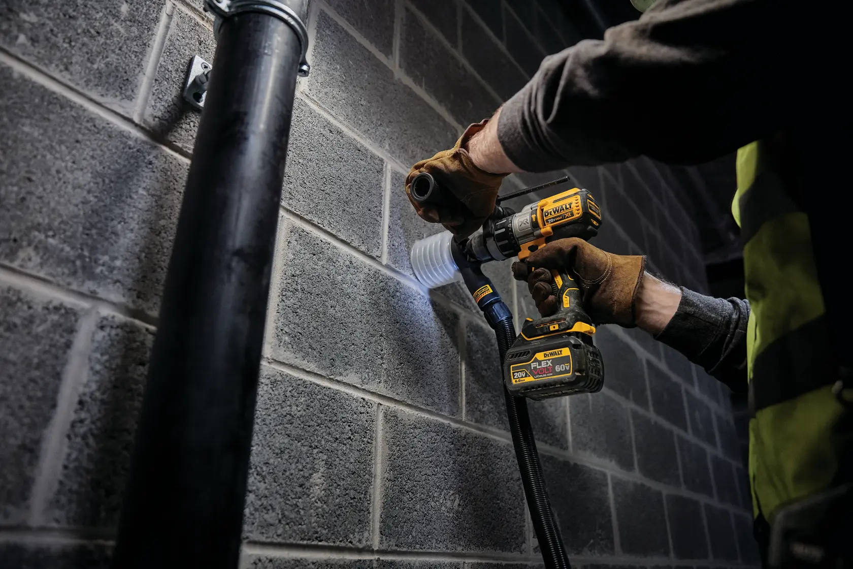 DEWALT® 20V MAX* Hammer Drill and Impact Driver Combo Kit with FLEXVOLT® 20V/60V MAX* Battery