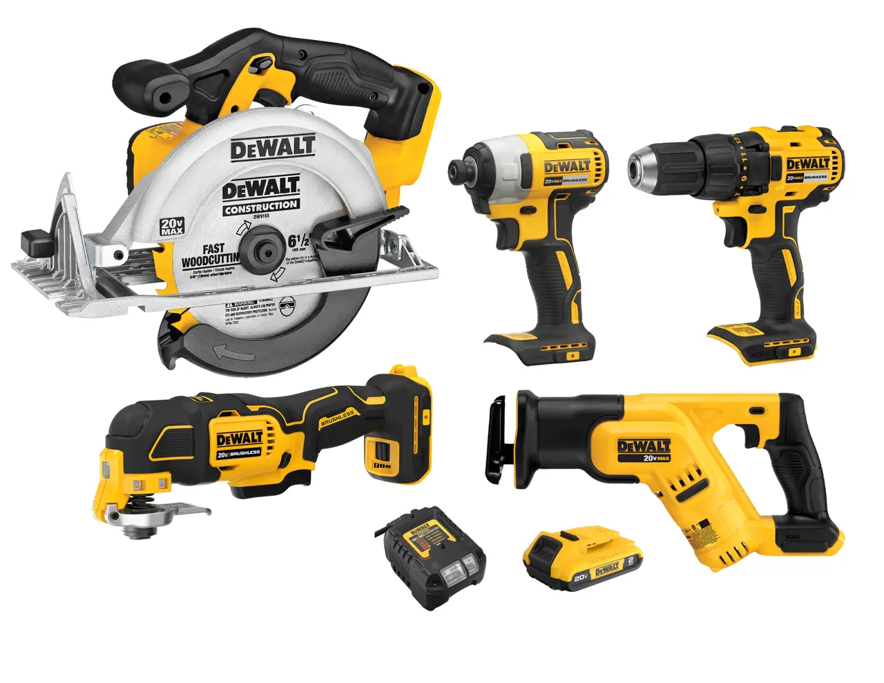 20V MAX 5-Tool Combo Kit