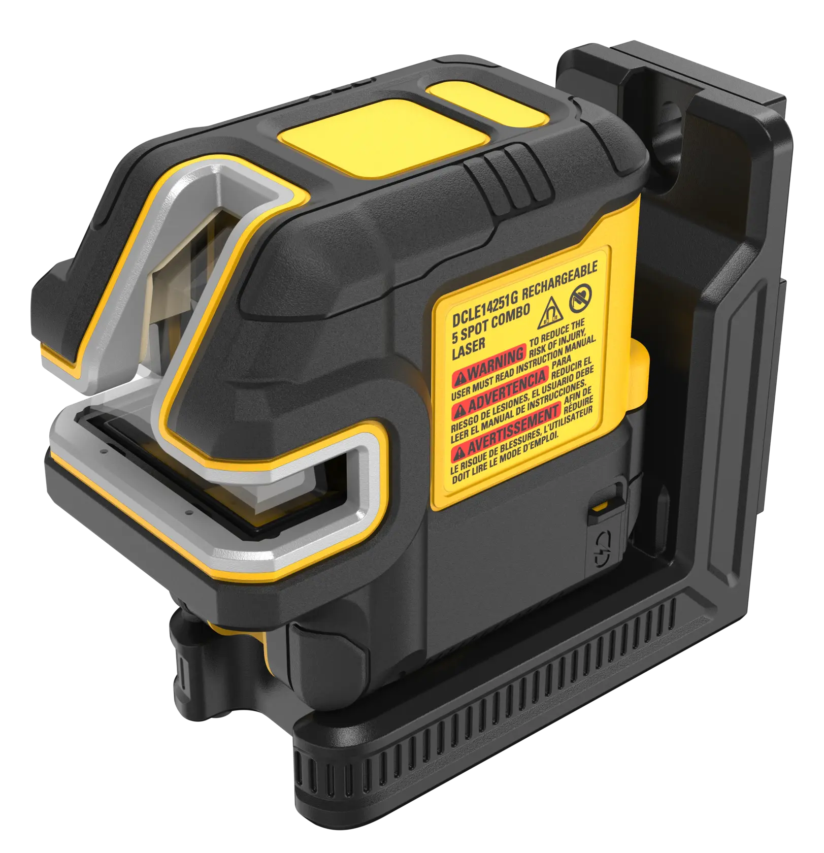 DEWALT® USB Green 5-Spot & Crossline Laser Kit thumbnail 6