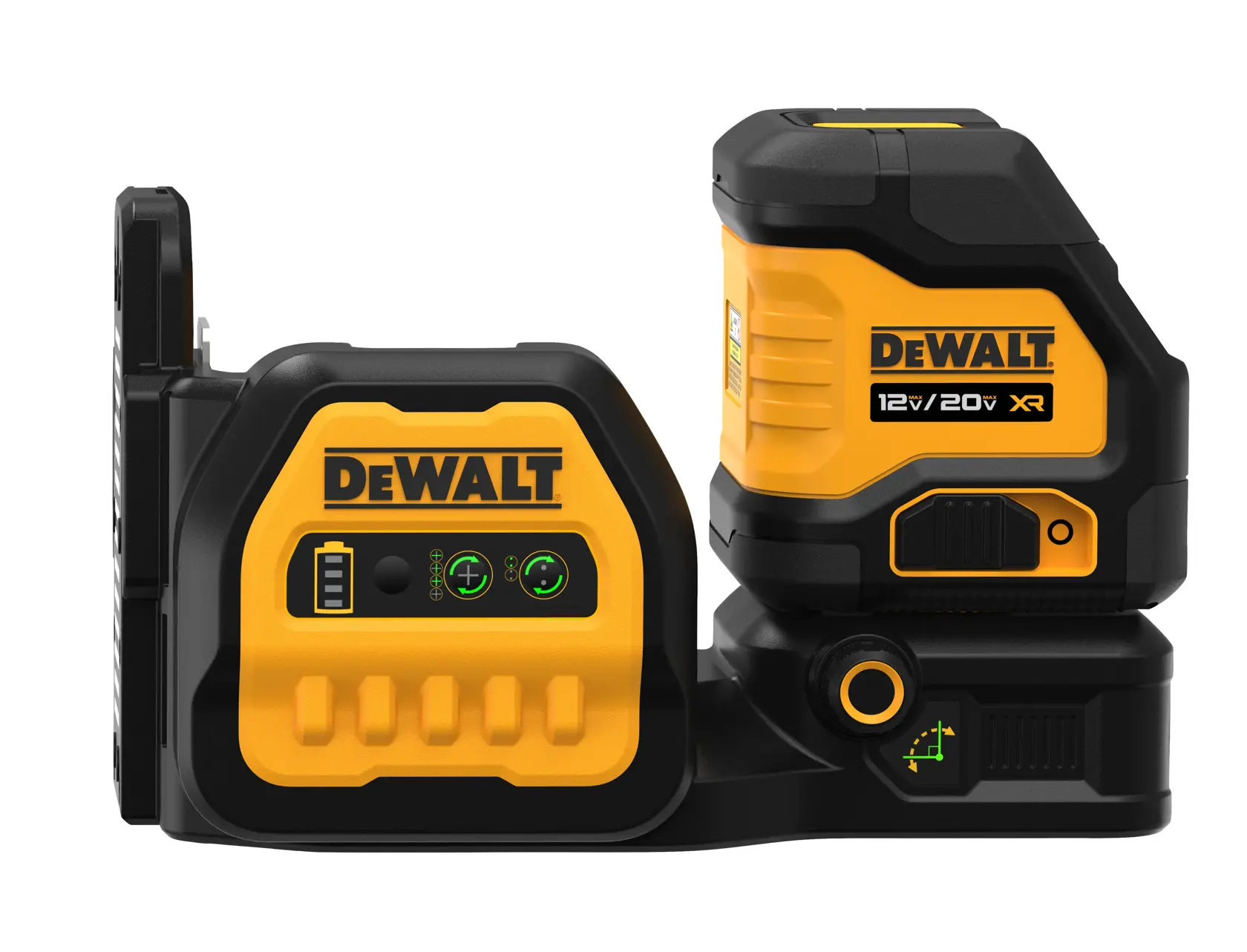 DEWALT® 20V MAX* XR® Cordless Cross Line Green Laser (Tool Only)