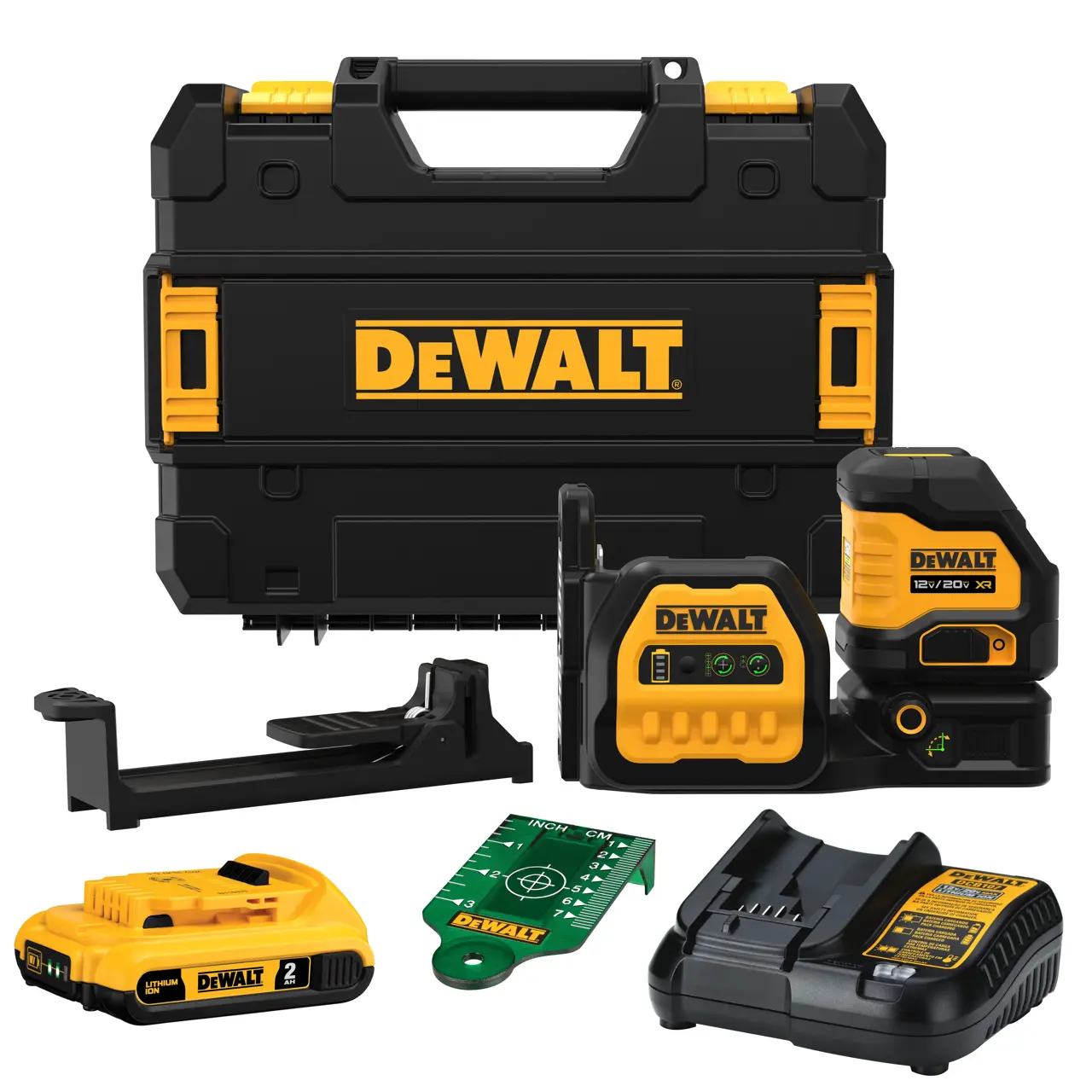 20V MAX XR Cordless Cross Line Green Laser Kit