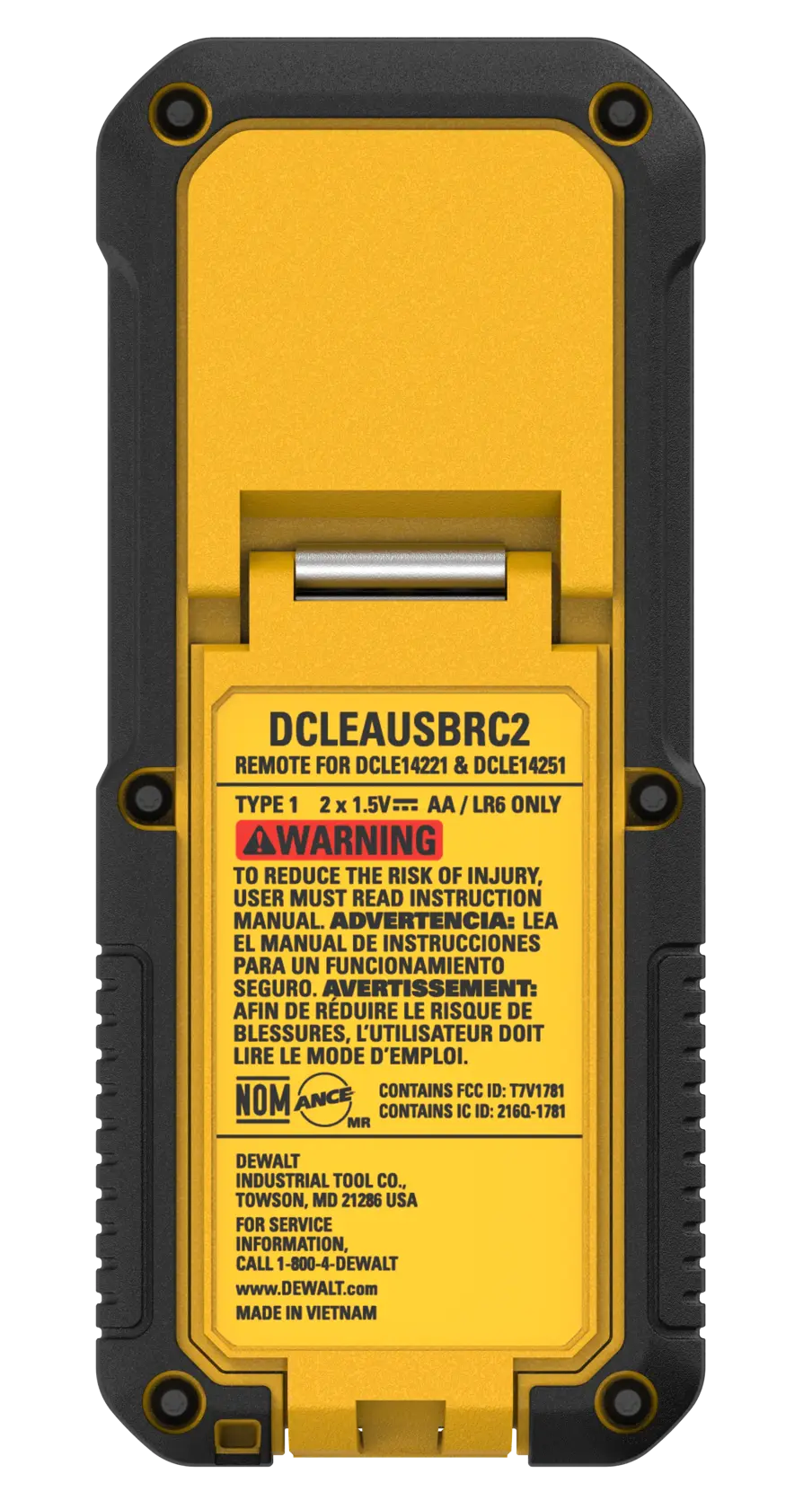 DEWALT® Remote Control for  DCLE14221G/GB & DCLE14251G/GB Lasers thumbnail 4