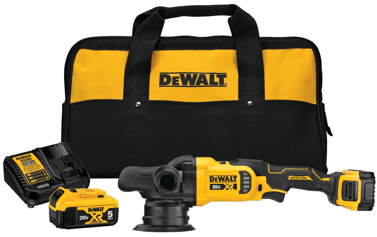 20V MAX XR 5-in Cordless Variable-Speed Random Orbit Polisher Kit