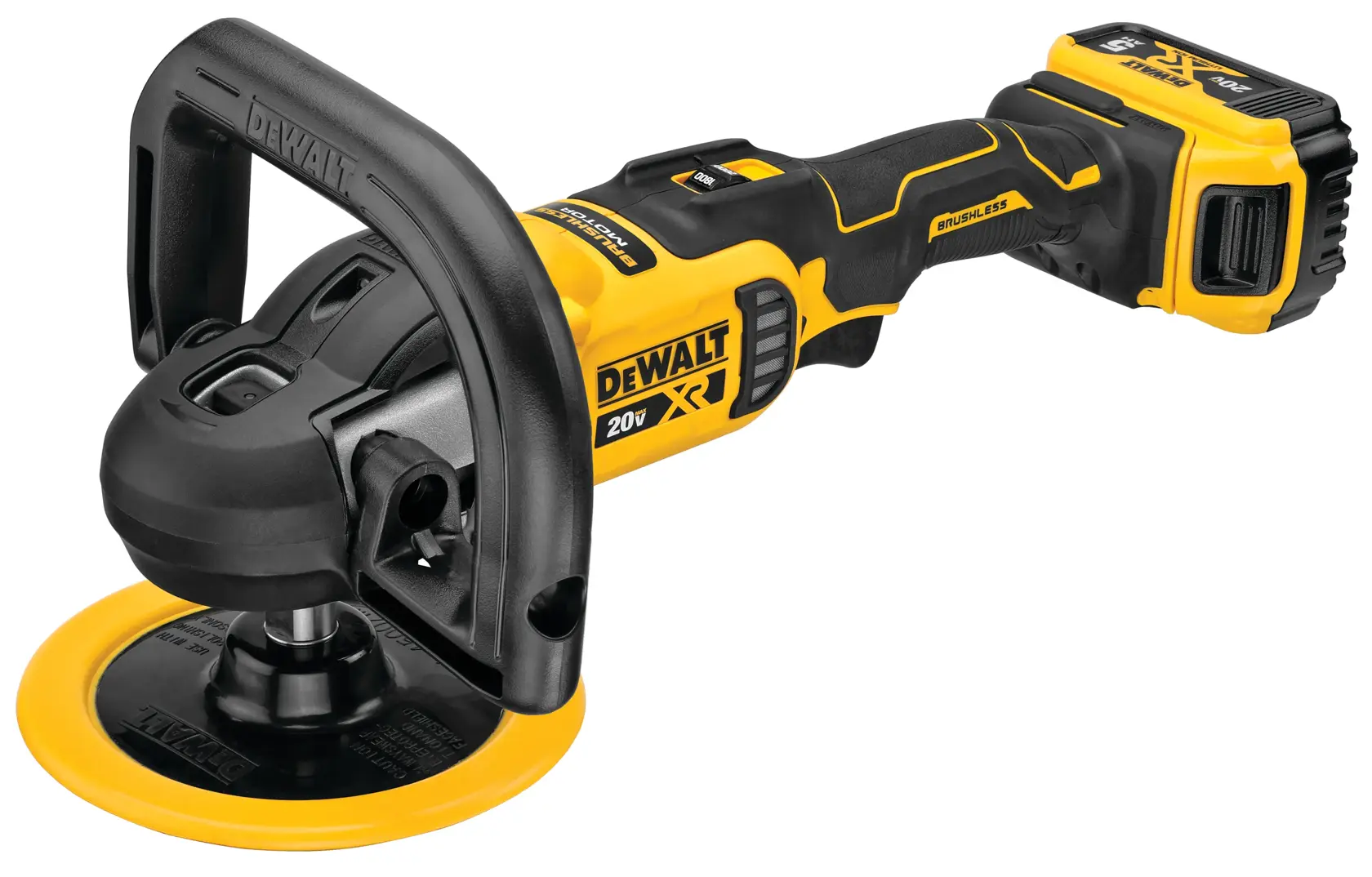 DEWALT® 20V MAX* XR® 7-in. Cordless Variable-Speed Rotary Polisher Kit thumbnail 4