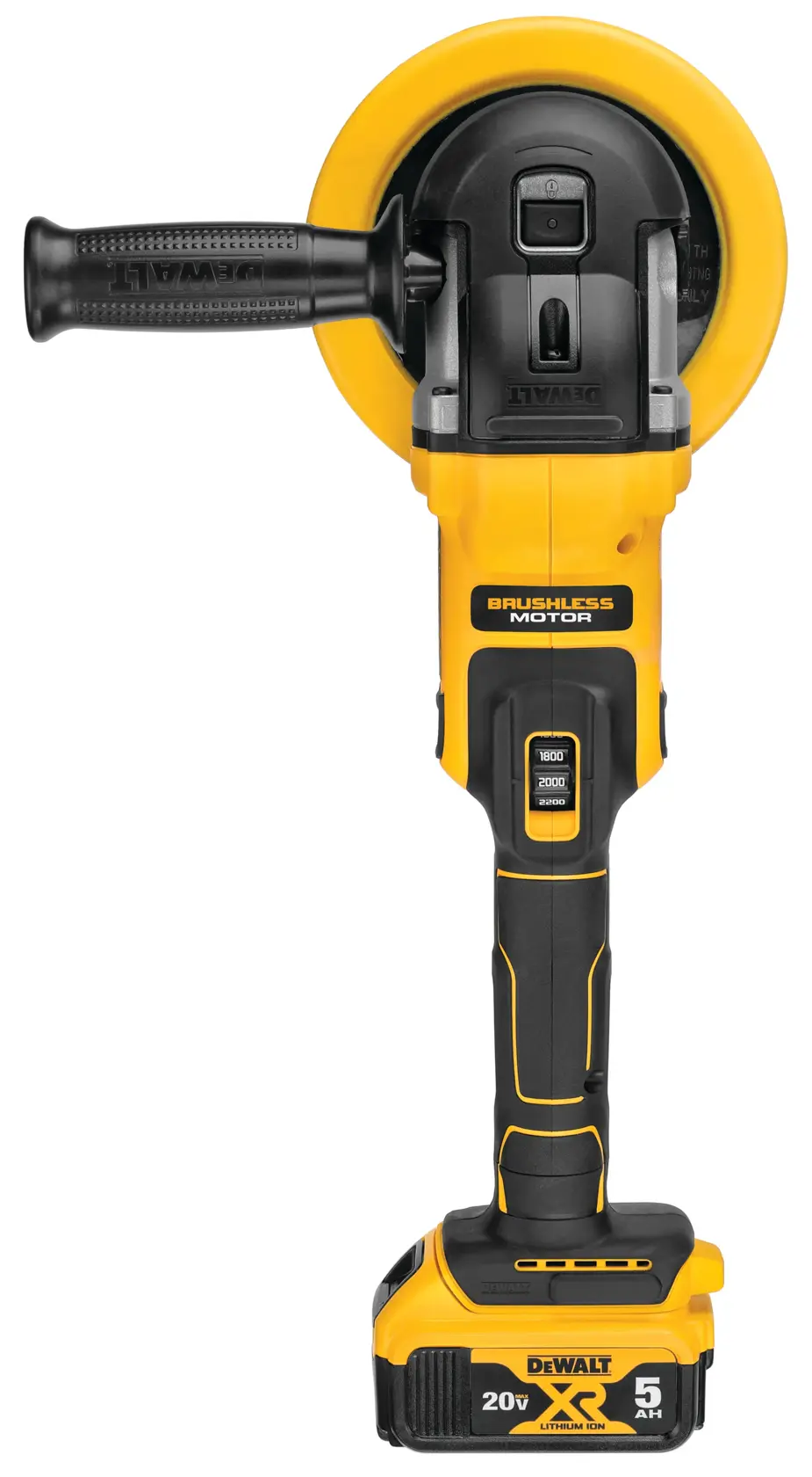 DEWALT® 20V MAX* XR® 7-in. Cordless Variable-Speed Rotary Polisher Kit thumbnail 5