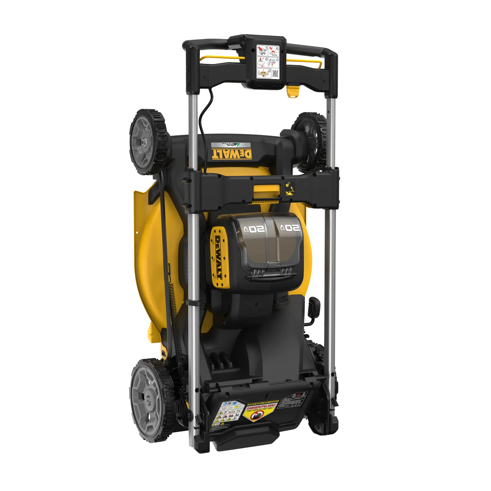 DEWALT® 2x20V MAX* XR 21-in. (533mm) Cordless Push Lawn Mower with (2) 10.0 Ah Batteries and Charger thumbnail 7