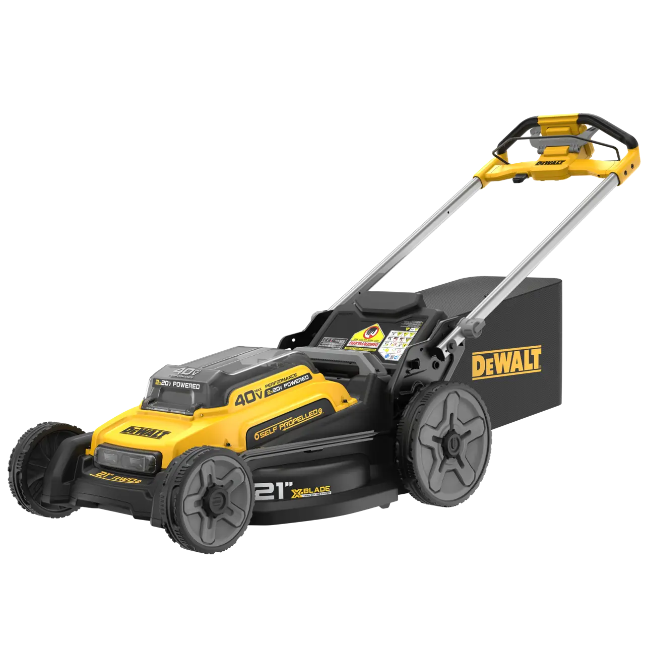 2X20V MAX Brushless Cordless 21-in RWD Self-Propelled Lawn Mower Kit