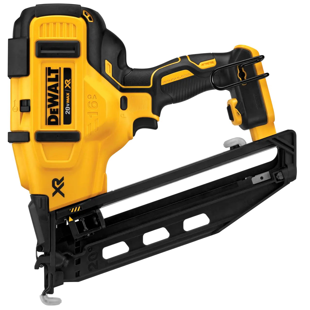 20V MAX XR 16ga Cordless Angled Finish Nailer (Tool Only)