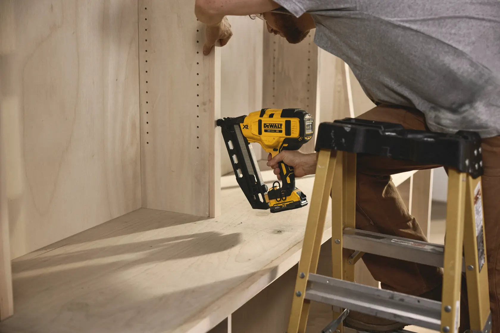 Talent nailing material in a residential environment