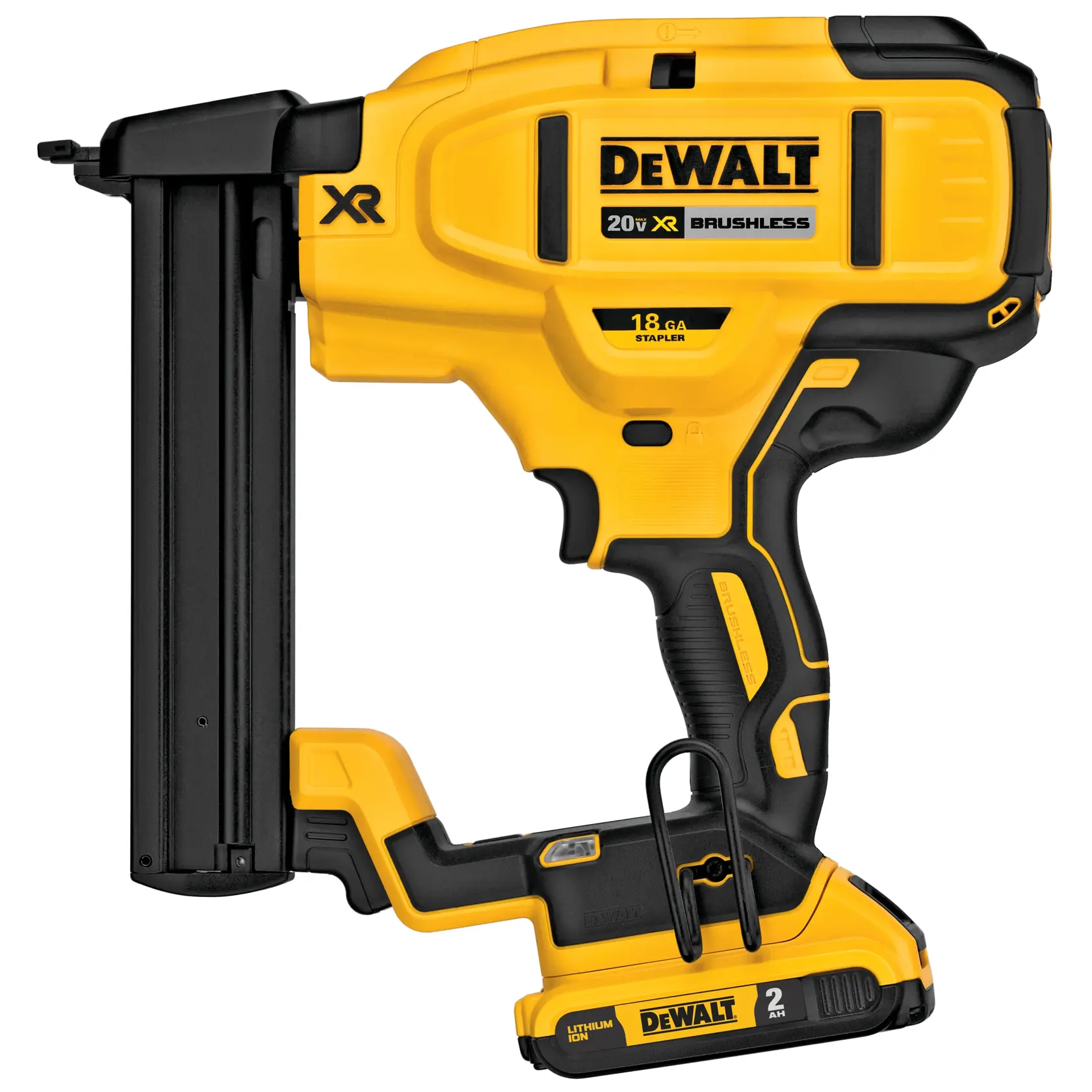 DEWALT® 20V MAX* XR® 18 GA Cordless Narrow Crown Stapler Kit