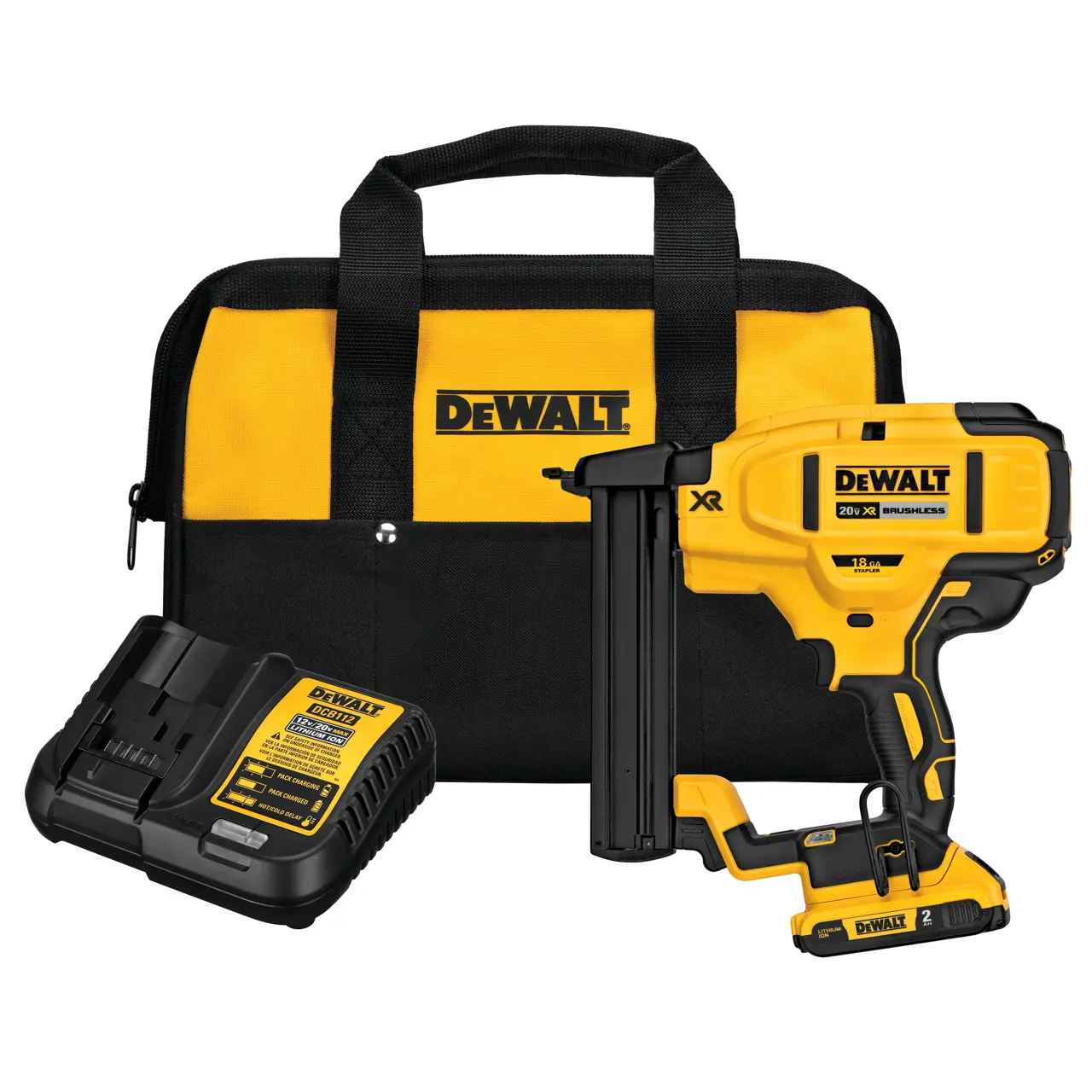20V MAX XR 18ga Cordless Narrow Crown Stapler Kit