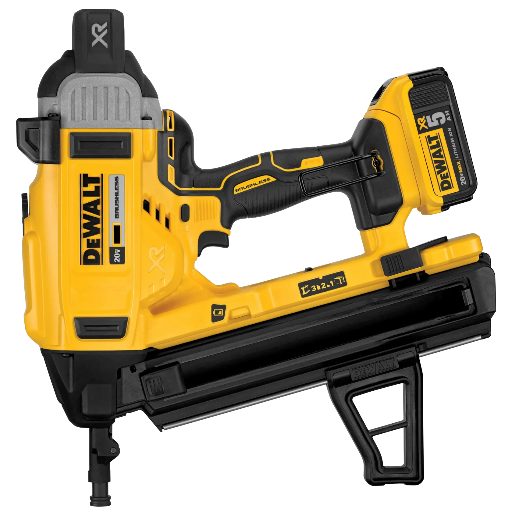 DEWALT® 20V MAX* XR® Cordless Concrete Nailer Kit