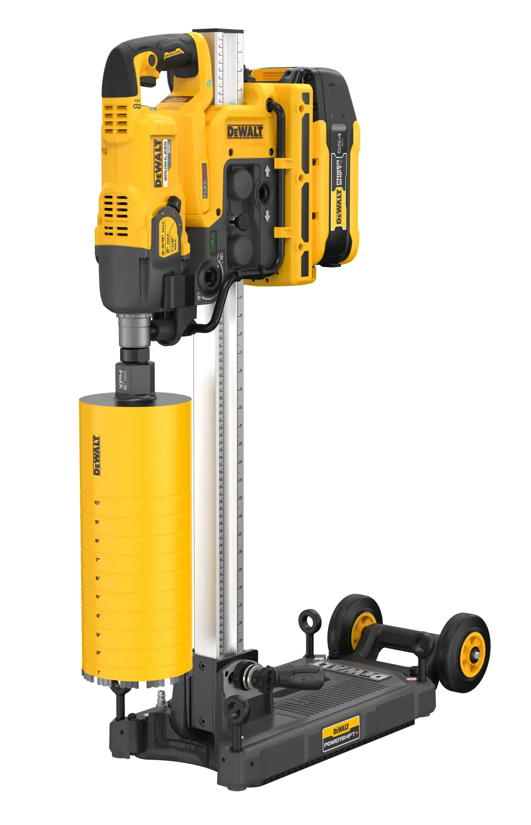 DEWALT® POWERSHIFT™ 6-3/8-in. Core Drill Stand Kit thumbnail 7