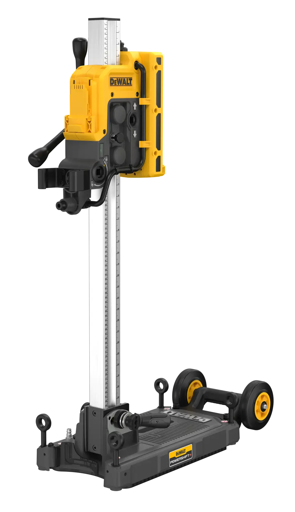 DEWALT POWERSHIFT™ 6.375IN CORE DRILL STAND on white background