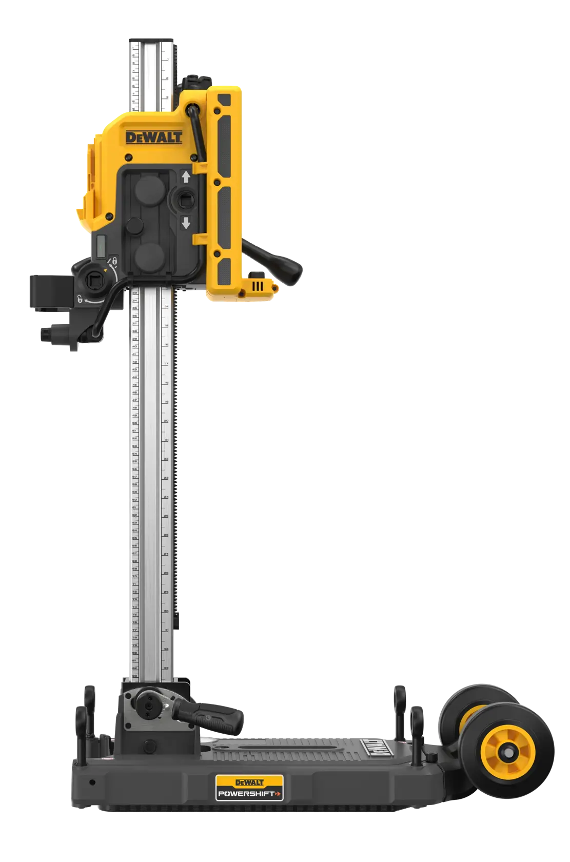 DEWALT POWERSHIFT™ 6.375IN CORE DRILL STAND on white background