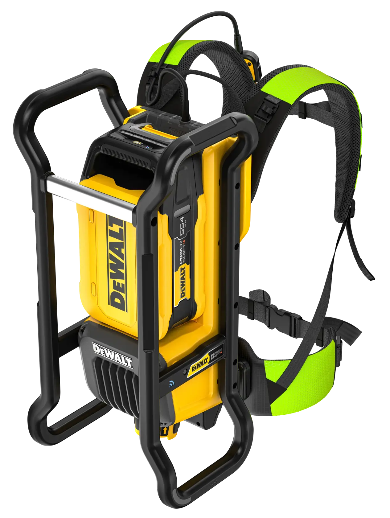 DEWALT POWERSHIFT™ BACKPACK CONCRETE VIBRATOR  on white background