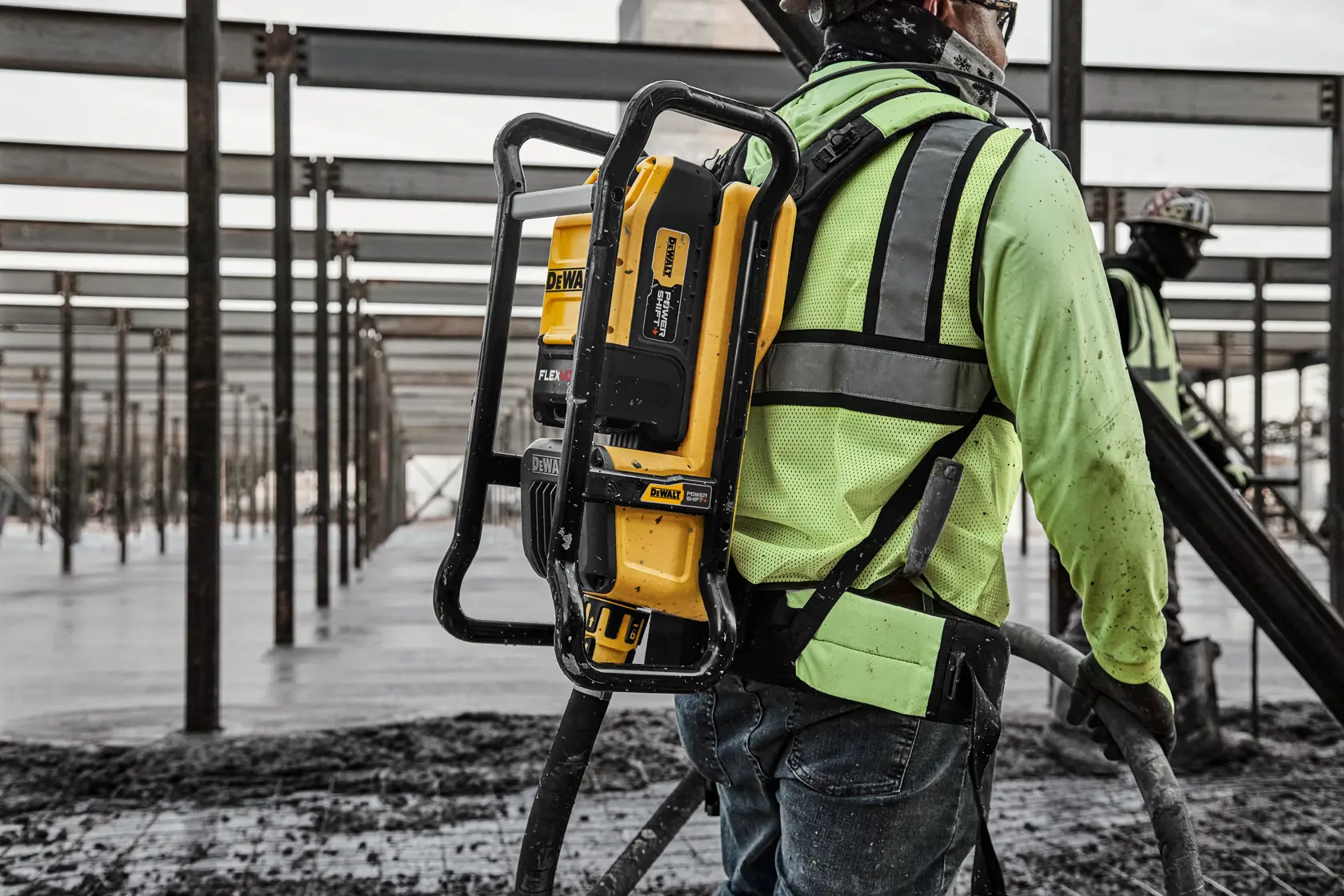 Close up of Backpack vibrator