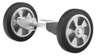 Tansportation wheels for Powershift Rammer