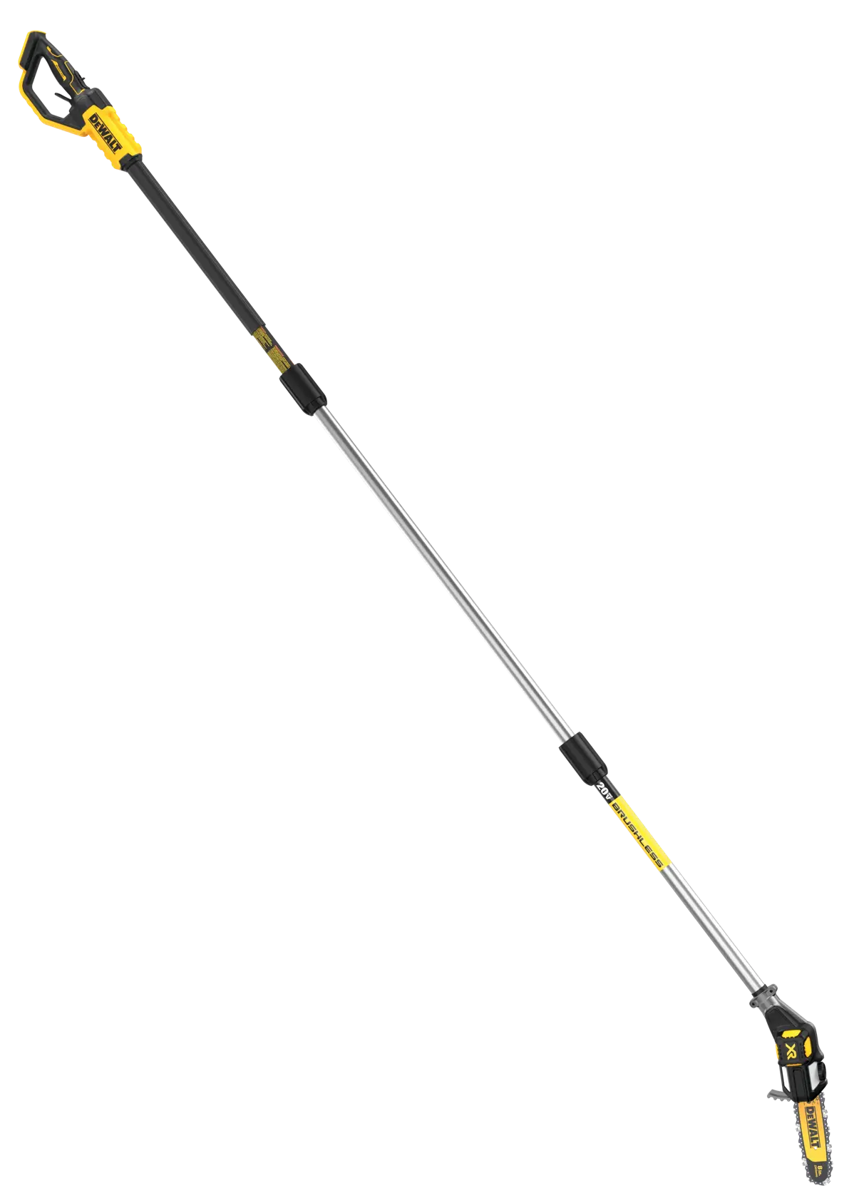 Profile of  Brushless Cordless Pole Saw.