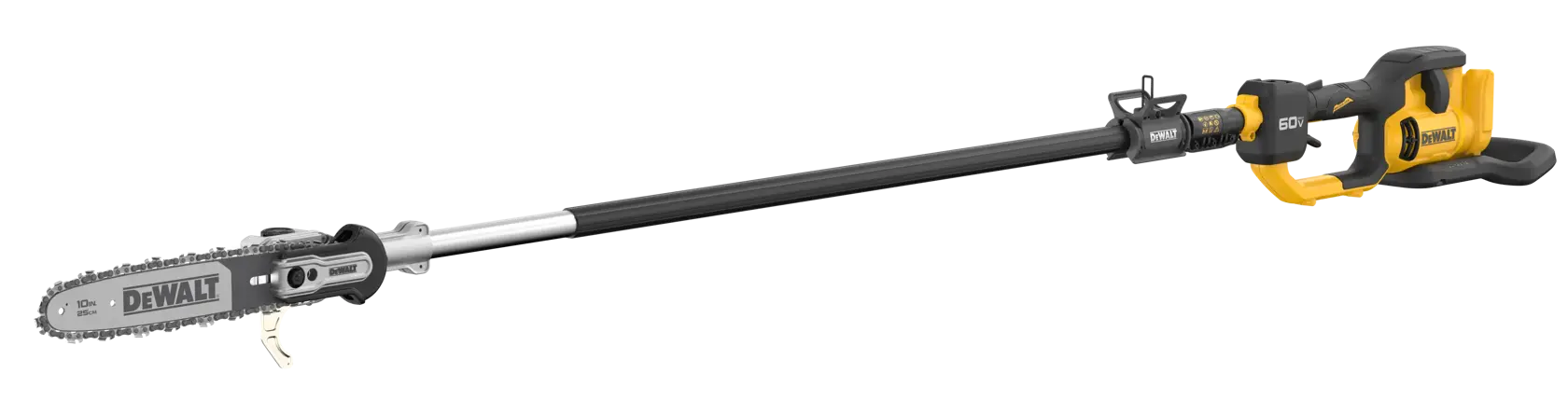 Side view of bare tool DEWALT fixed Pole Saw