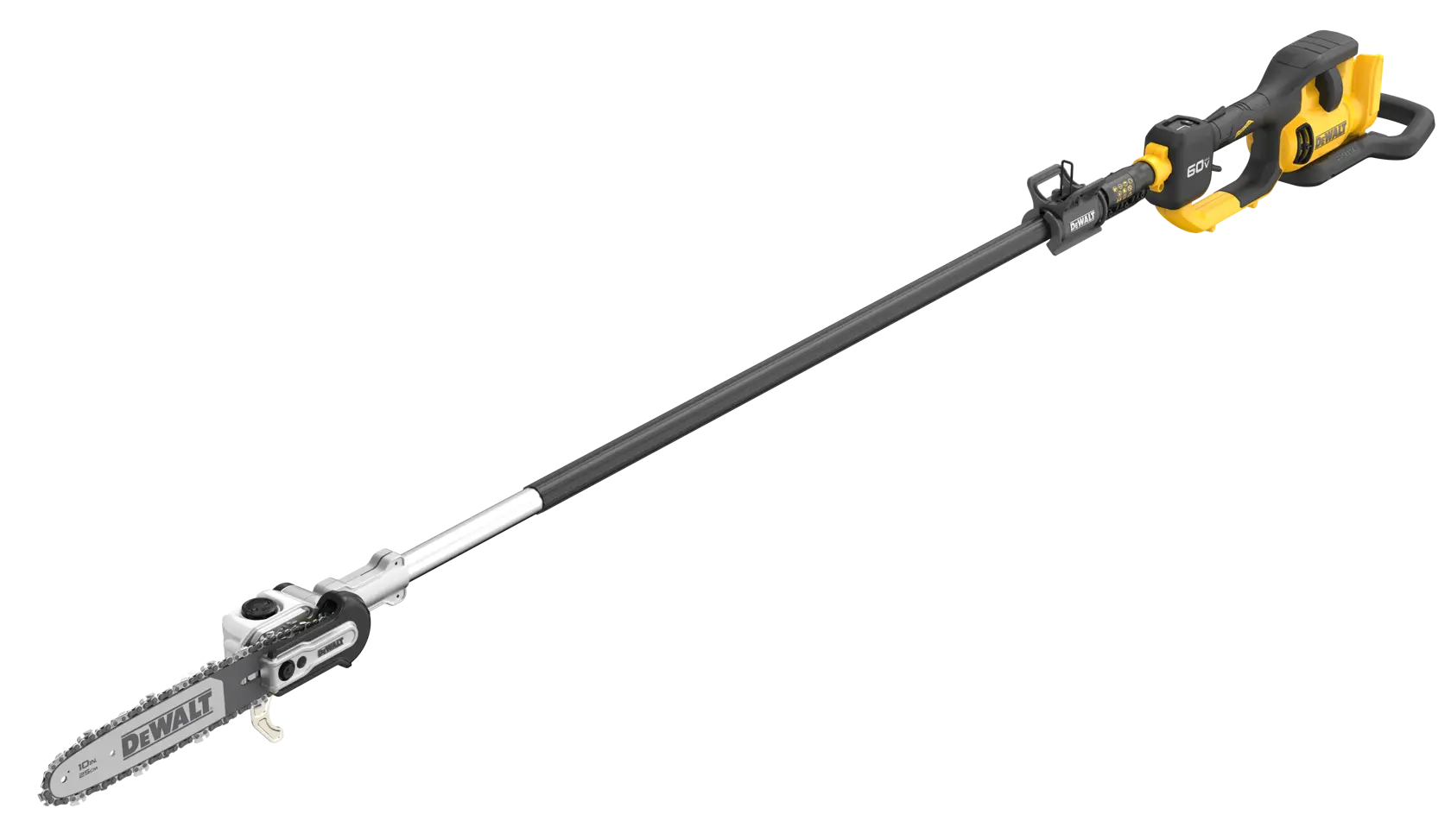 Font view of bare tool DEWALT fixed Pole Saw