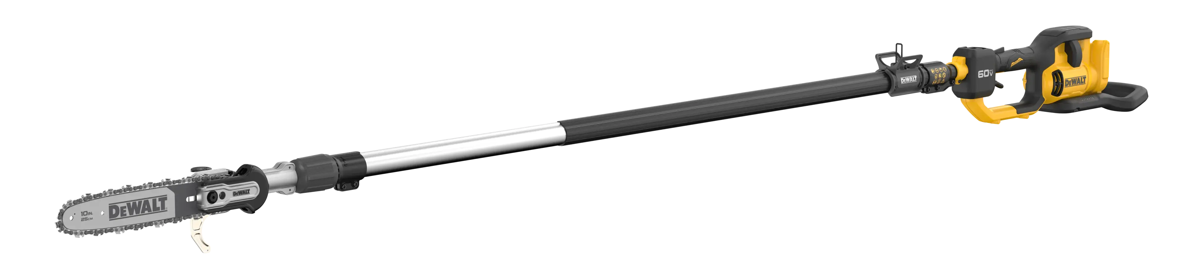 Side view of Bare  DEWALT telescoping Pole Saw
