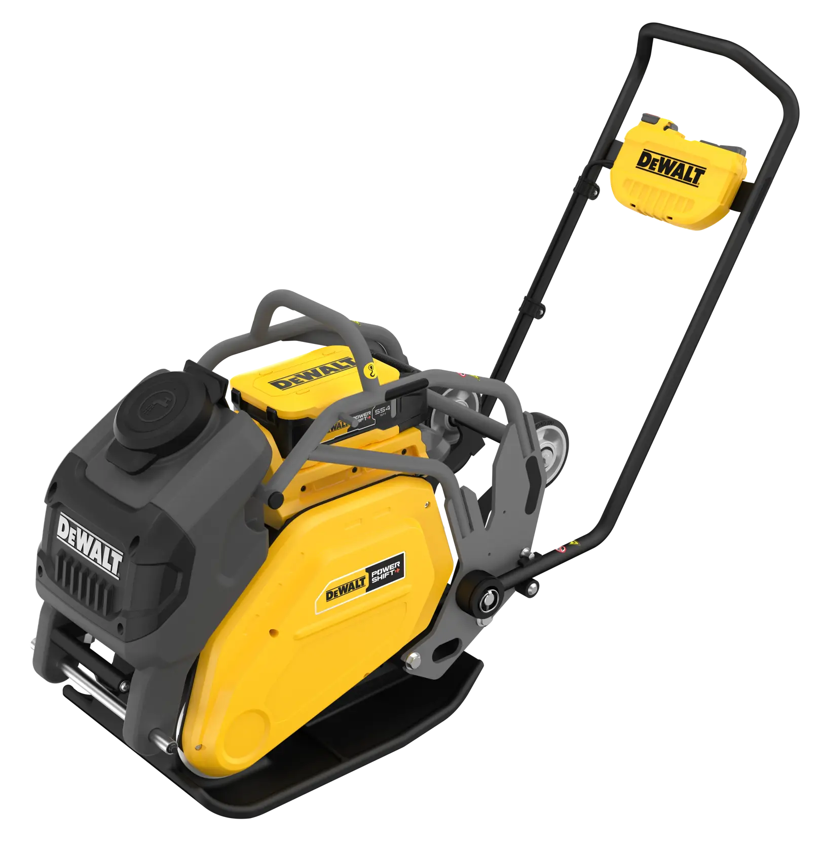 DEWALT POWERSHIFT™ FWRD PLATE COMPACTOR on white background