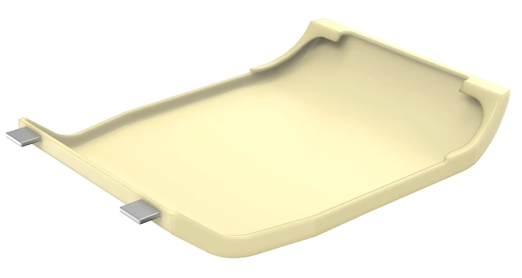 Plate compactor mat on white background