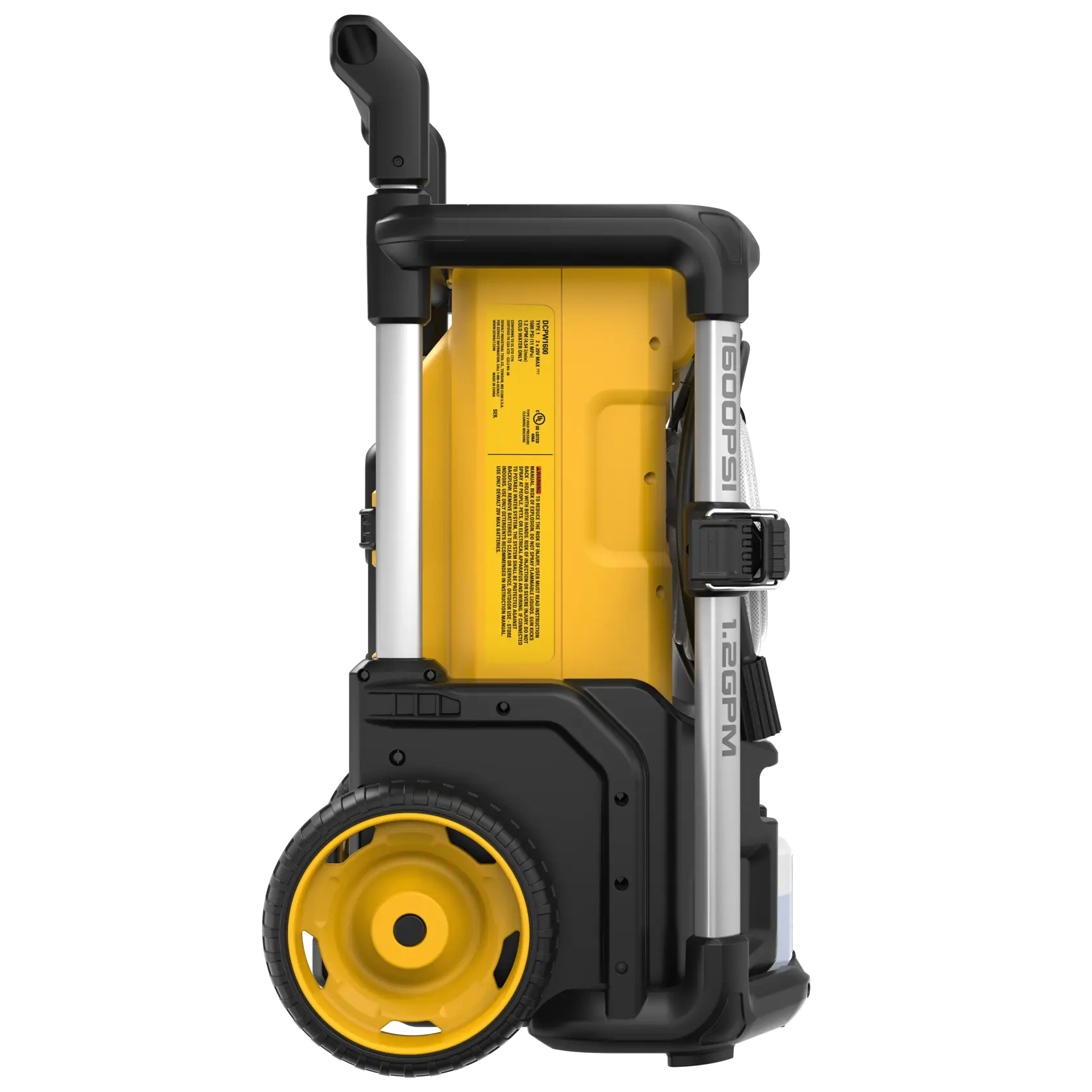 DEWALT® 2X20V MAX* 1600 MAX PSI** 1.2 GPM Brushless Cordless Pressure Washer Kit thumbnail 4
