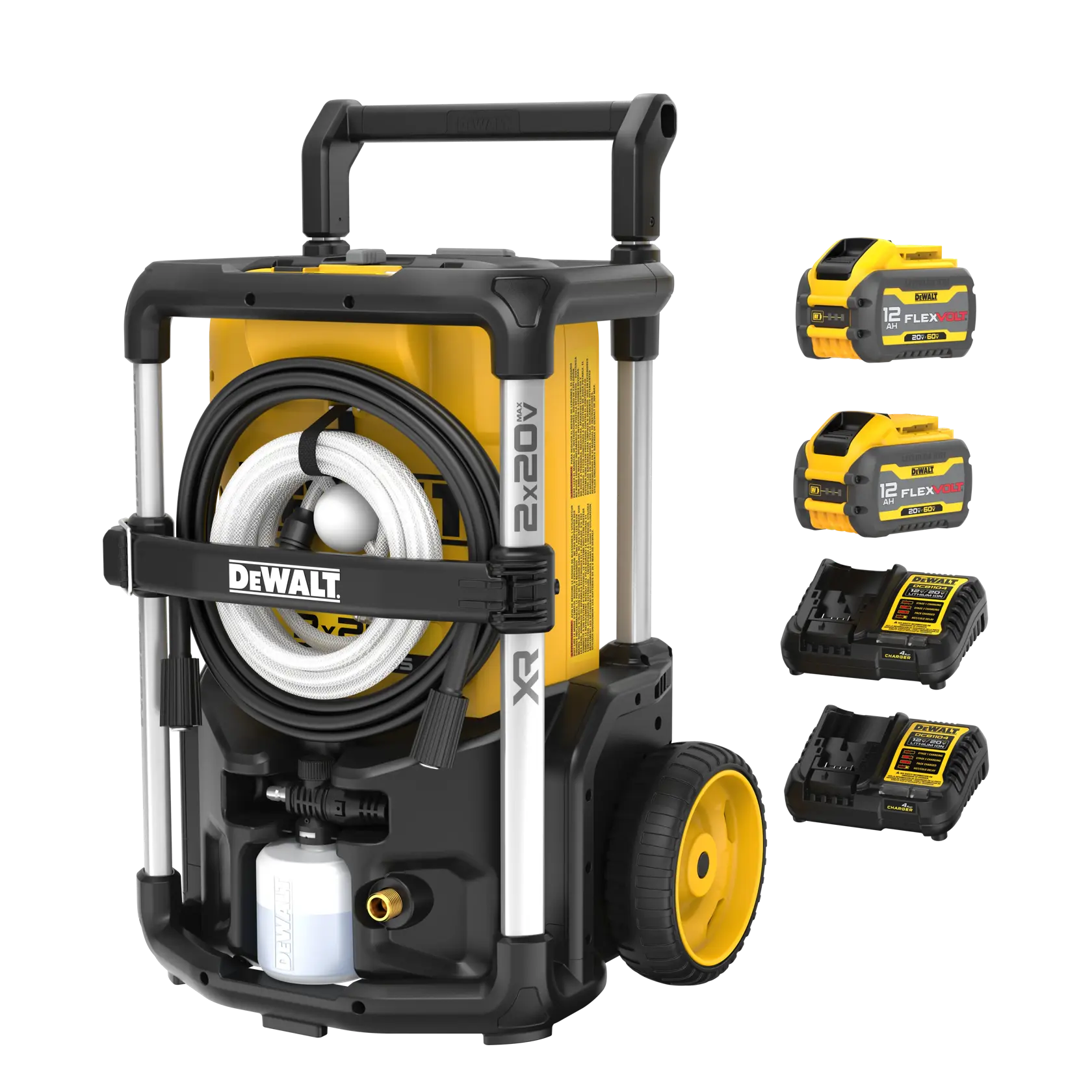 DEWALT® 2X20V MAX* 1600 MAX PSI** 1.2 GPM Brushless Cordless Pressure Washer Kit thumbnail 8