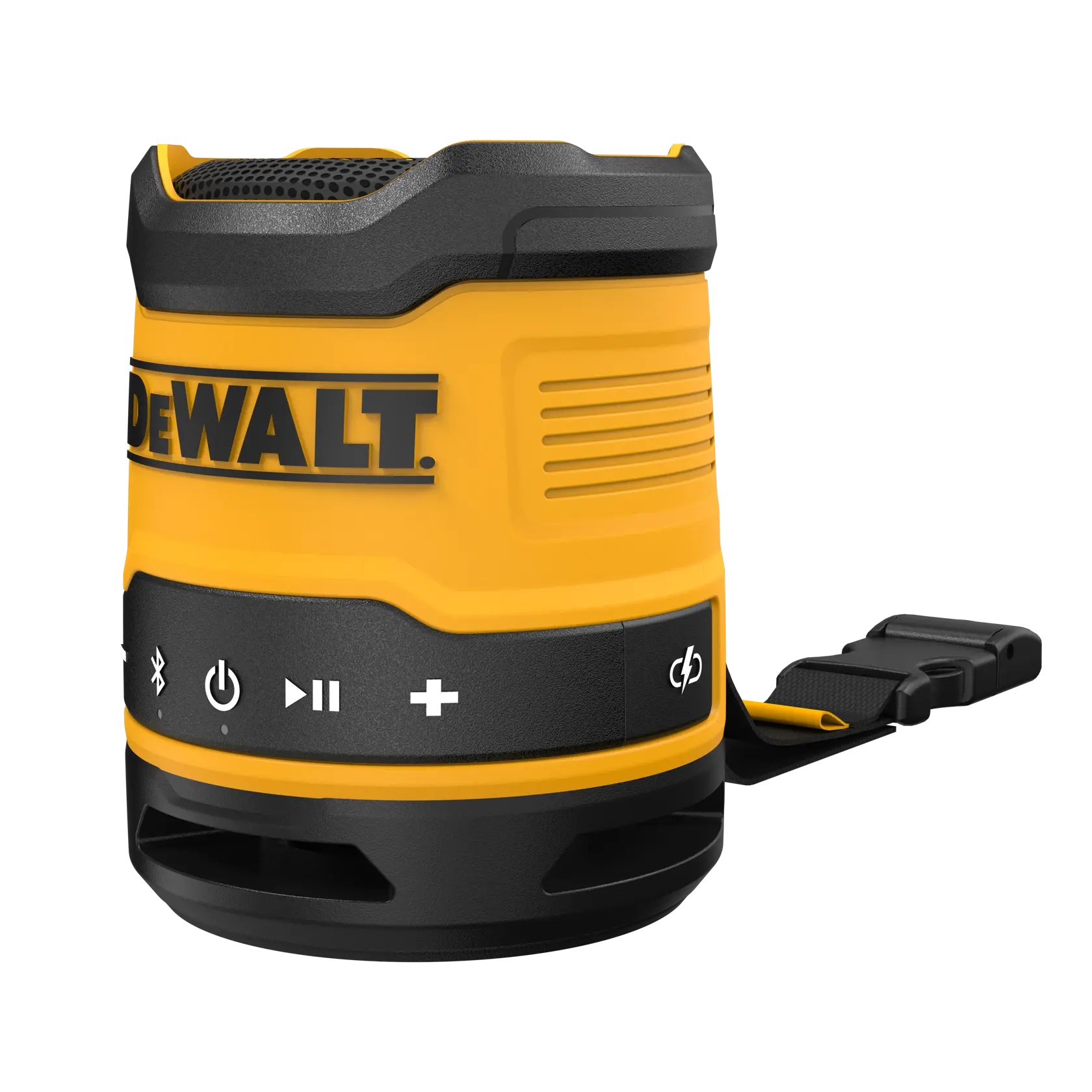 DEWALT Mono Speaker 3/4 front facing view 