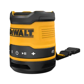DEWALT Mono Speaker 3/4 front facing view 