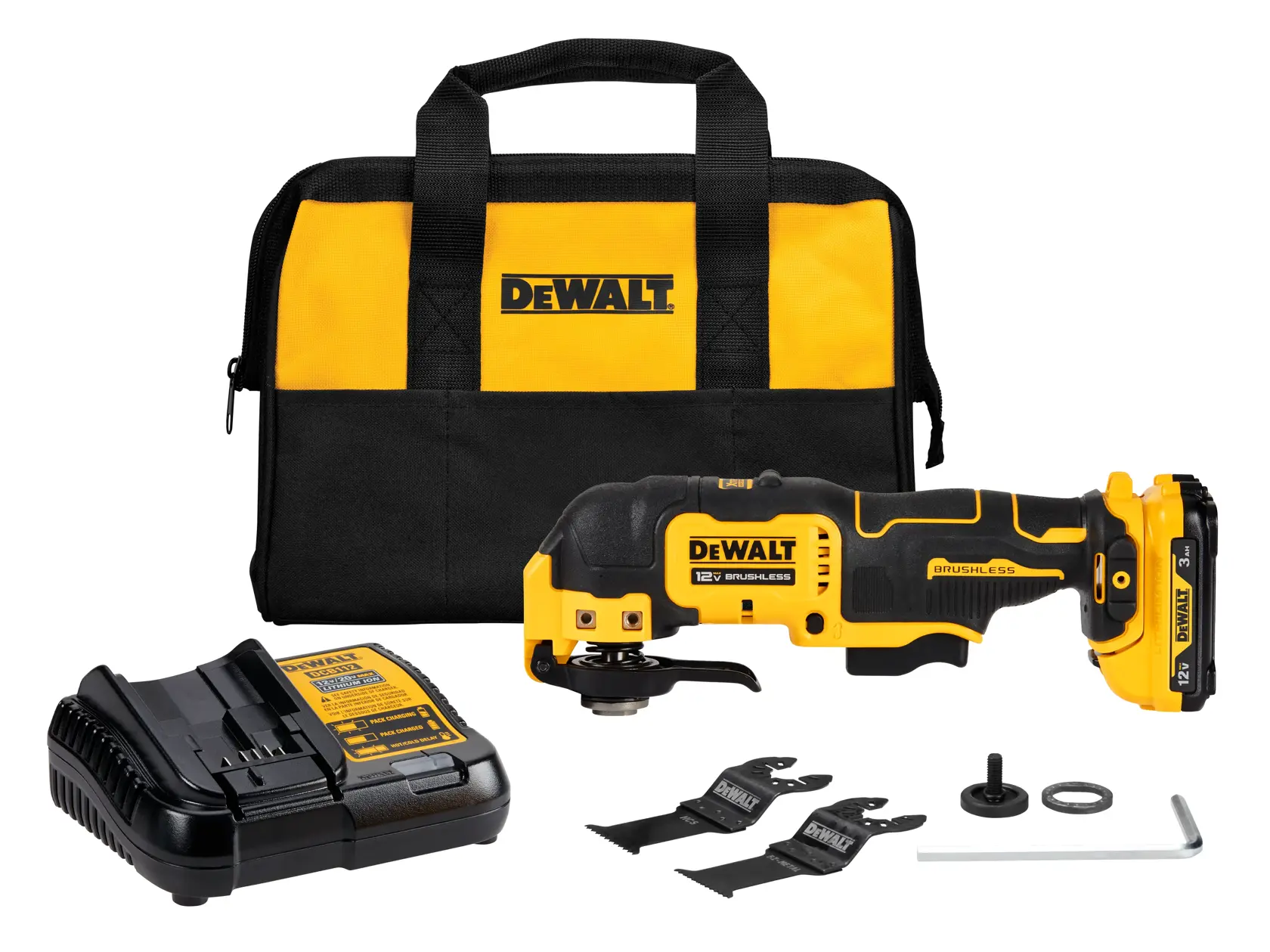 DEWALT® XTREME™ 12V MAX* Brushless Cordless Oscillating Tool Kit