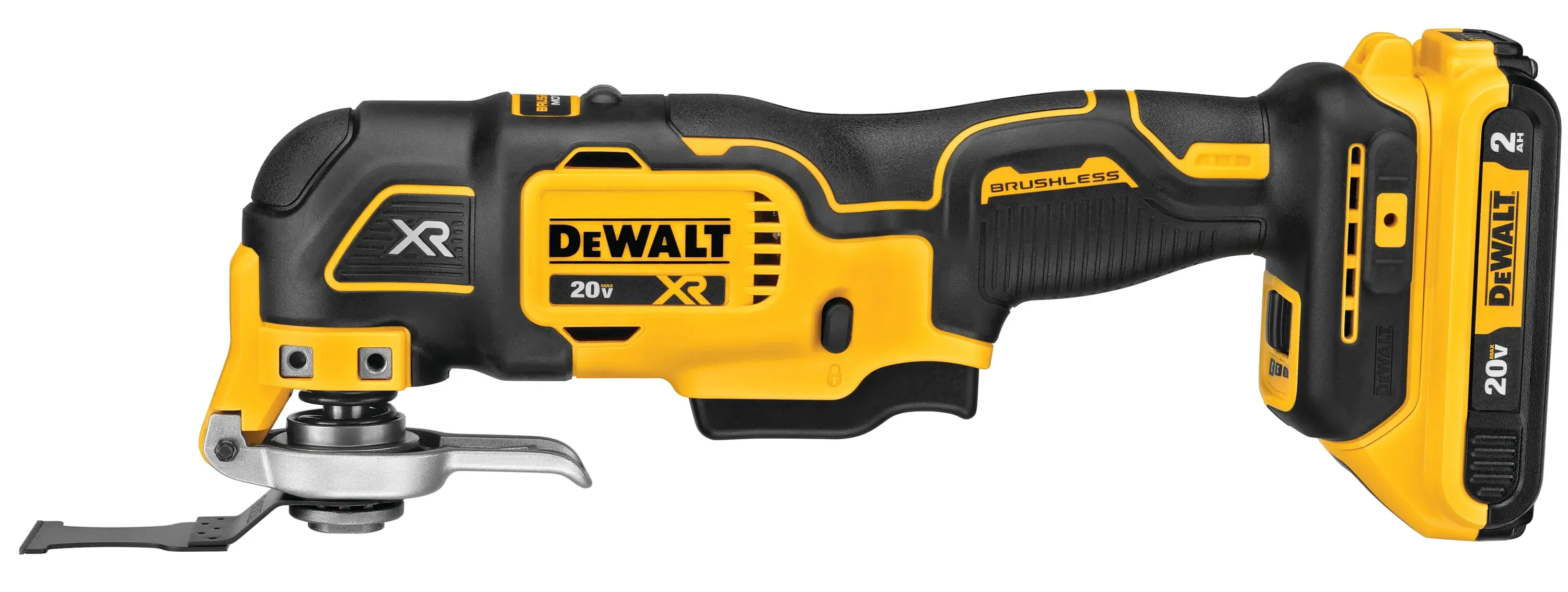 DEWALT® 20V MAX* XR® Brushless Cordless 3-Speed Oscillating Multi-Tool Kit (2.0 Ah Battery)