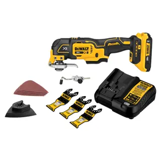 XR Cordless Oscillating Multi Tool kit with transport totes