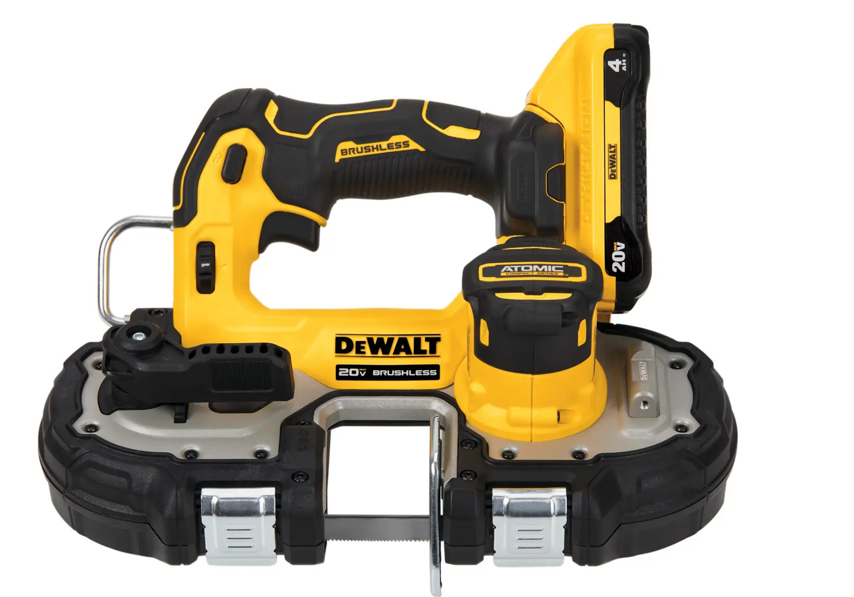 DEWALT® 20V MAX* ATOMIC™ Brushless Cordless 1-3/4-in (44-mm) Bandsaw with (1) 4.0-Ah Battery and Charger