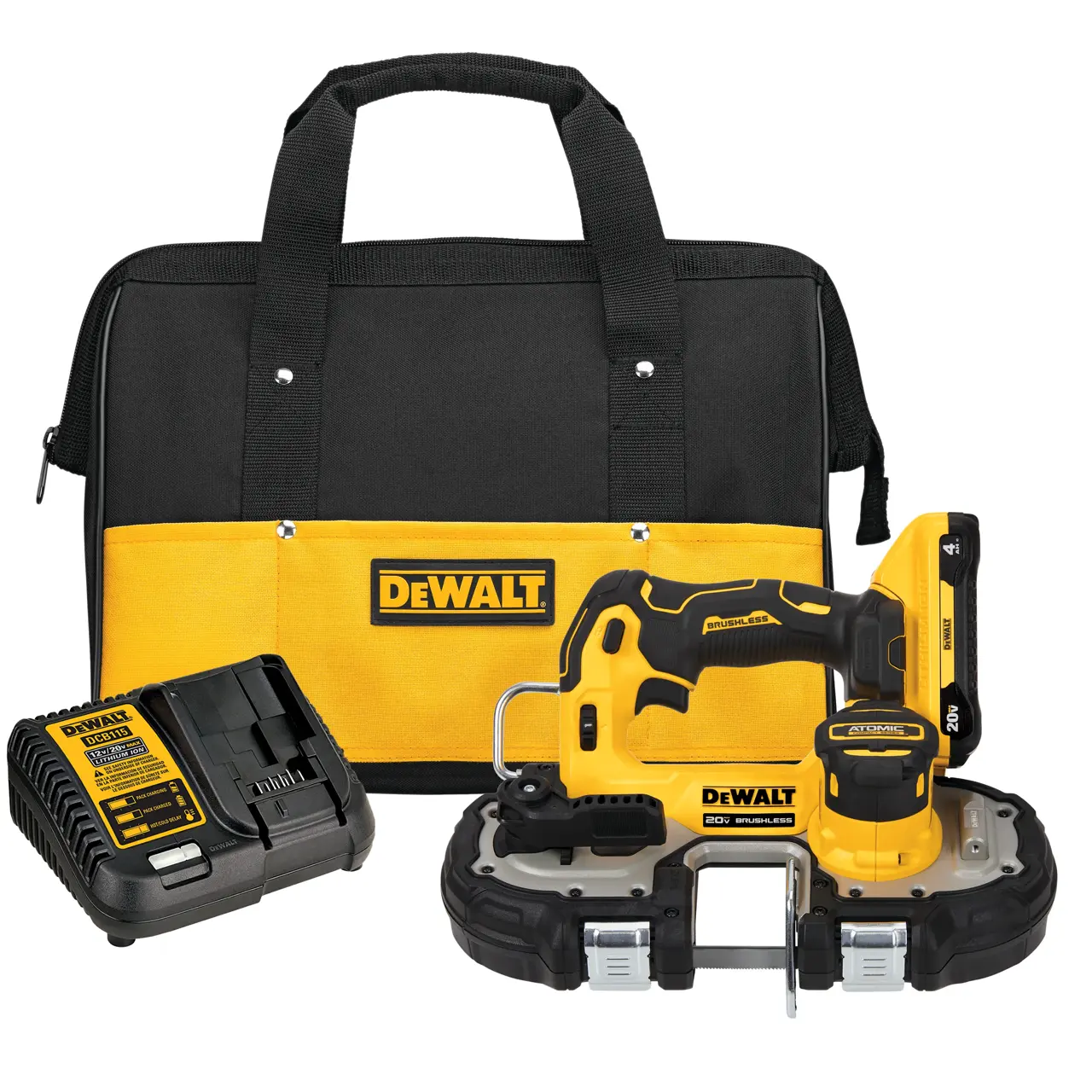 ATOMIC 20V MAX 1-3/4-in Brushless Cordless Bandsaw Kit