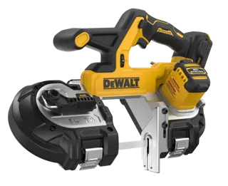 DEWALT 20V* MAX XR Mid-Size Bandsaw viewed from front right side
