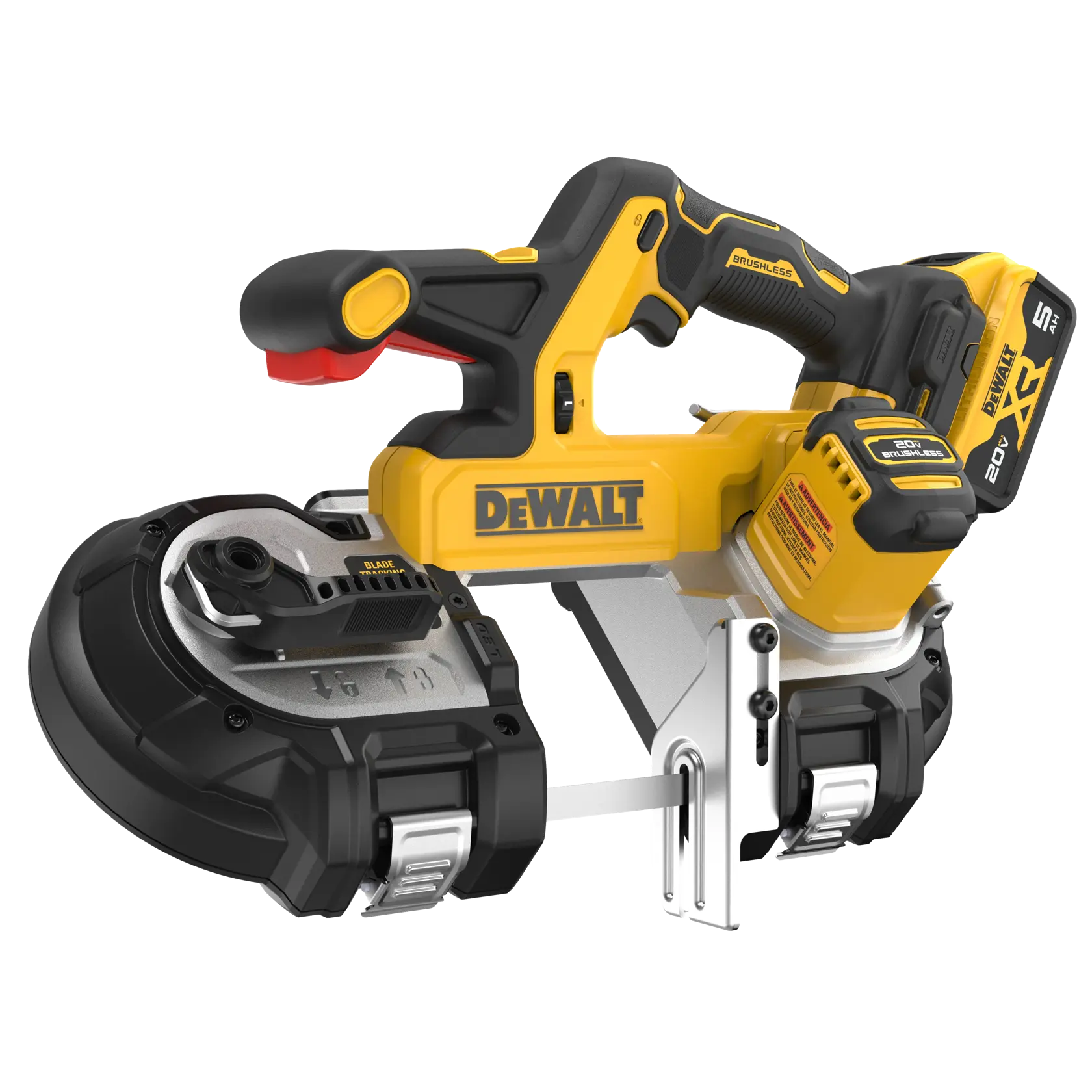 DEWALT® 20V MAX* XR® Dual Trigger Mid-Size Bandsaw (5.0Ah Battery Kit)