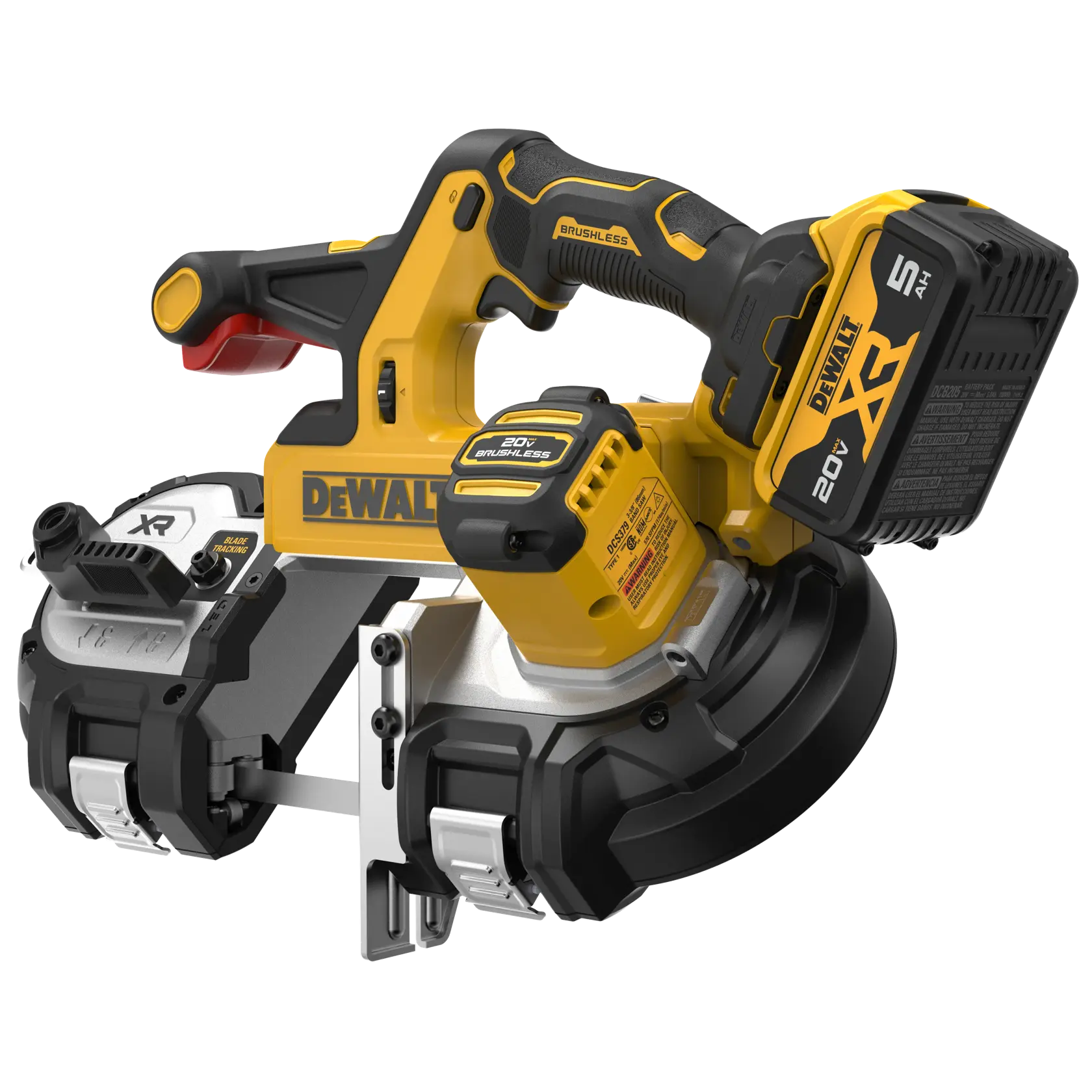 DEWALT® 20V MAX* XR® Dual Trigger Mid-Size Bandsaw (5.0Ah Battery Kit) thumbnail 5