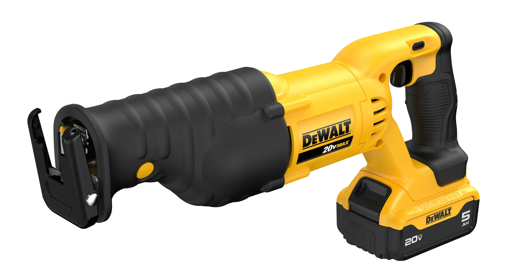 20V MAX* Cordless Reciprocating Saw with DCB205 20V MAX* 5 Ah Battery