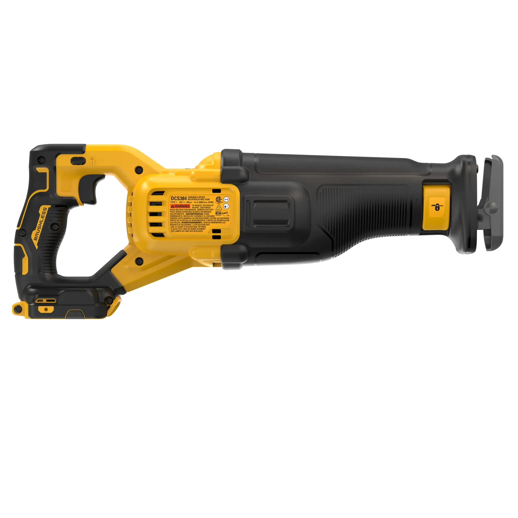 DEWALT® 20V MAX* XR® Brushless Cordless Reciprocating Saw (Tool Only) thumbnail 4