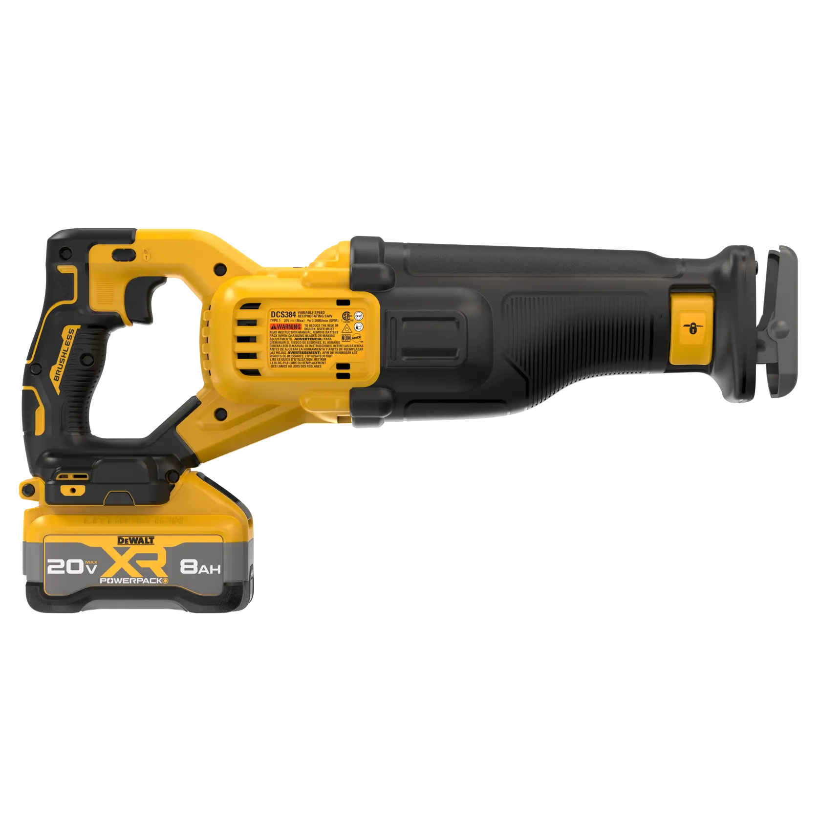 DEWALT® 20V MAX* XR® Brushless Cordless Reciprocating Saw Kit thumbnail 4