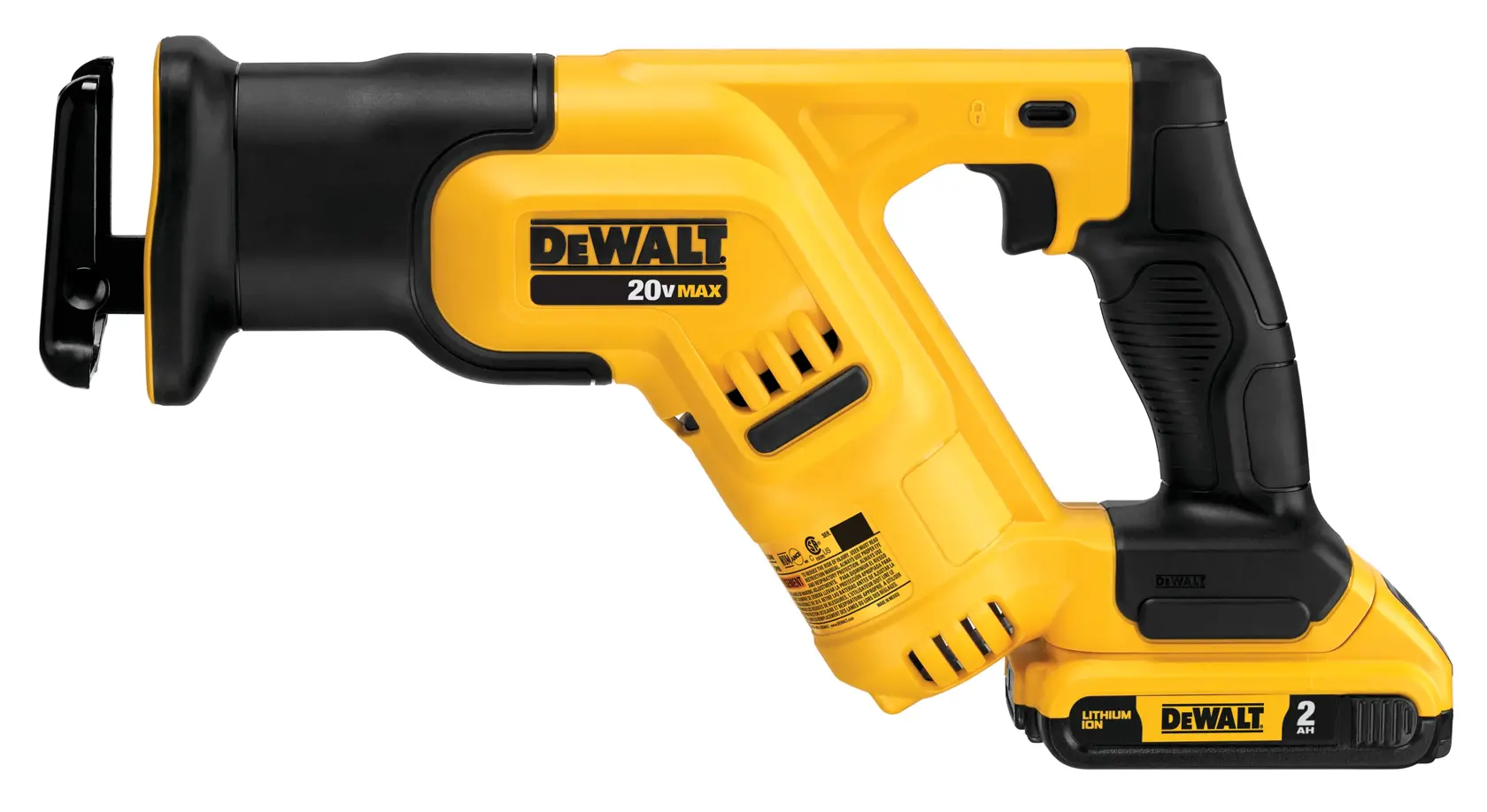 DEWALT® 20V MAX Compact Cordless Reciprocating Saw Kit (2.0Ah)