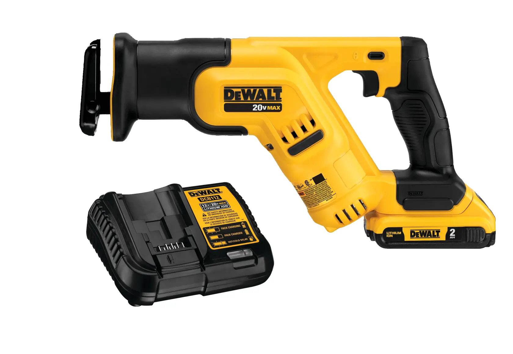 LITHIUM ION COMPACT RECIPROCATING SAW KIT with transport tote