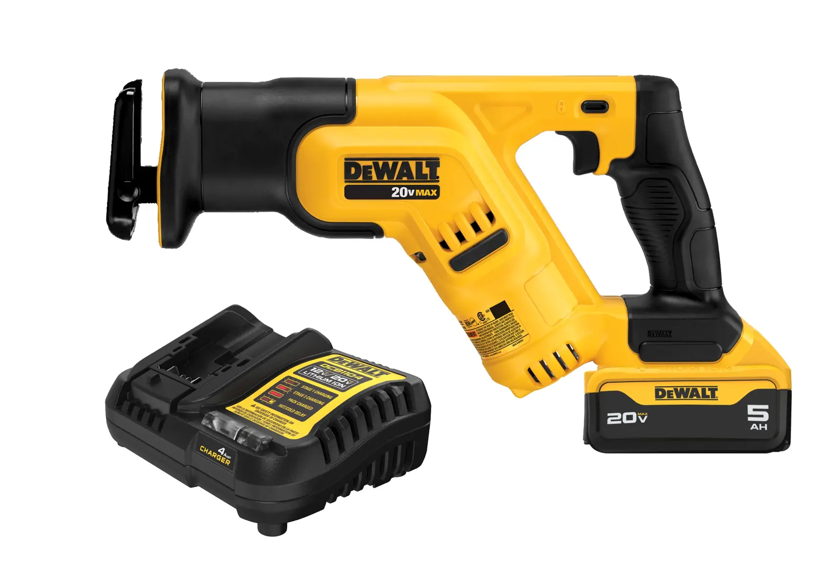 Cordless COMPACT Reciprocating Saw Kit with transport tote