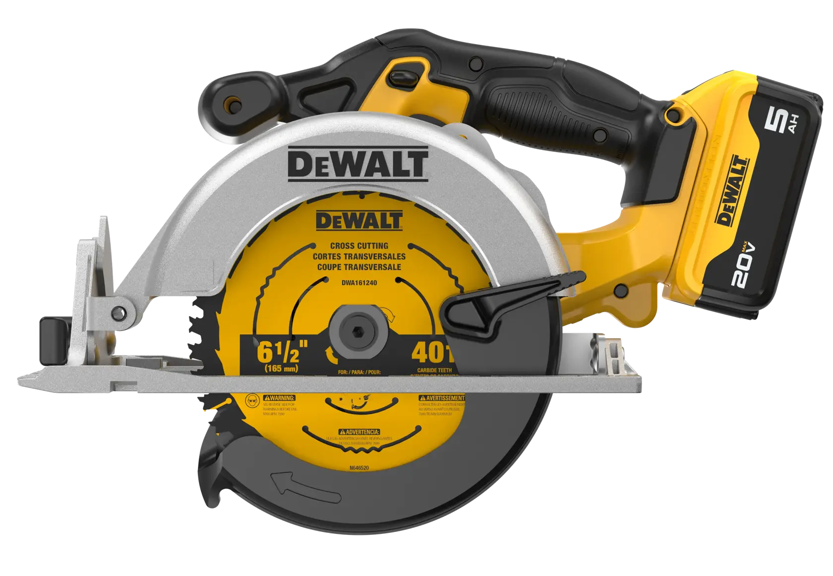 DEWALT® 20V MAX* 6-1/2-in. Circular Saw Kit