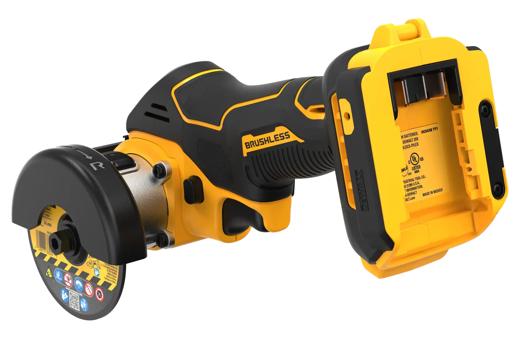 DEWALT® 20V MAX* XR® Brushless Cordless 3-in. Cut-Off Tool (Tool Only) thumbnail 5